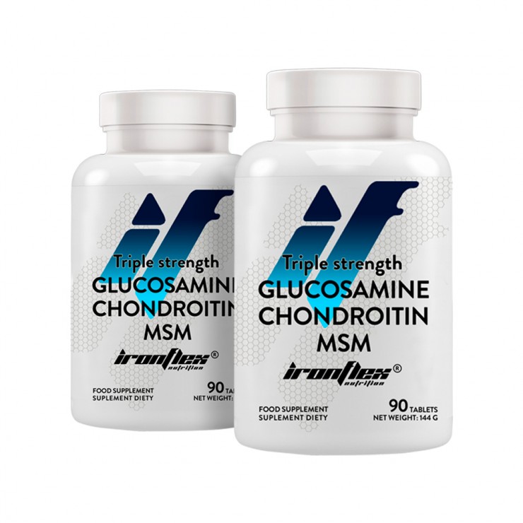 Хондропротектор IronFlex Glucosamine Chondroitin msm Triple 180 tabs