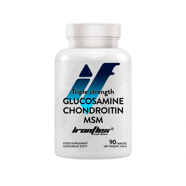 Хондропротектор IronFlex Glucosamine MSM Chondroitin Triple 90 таблеток