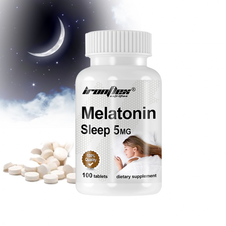 IronFlex Melatonin 5mg 100tabs