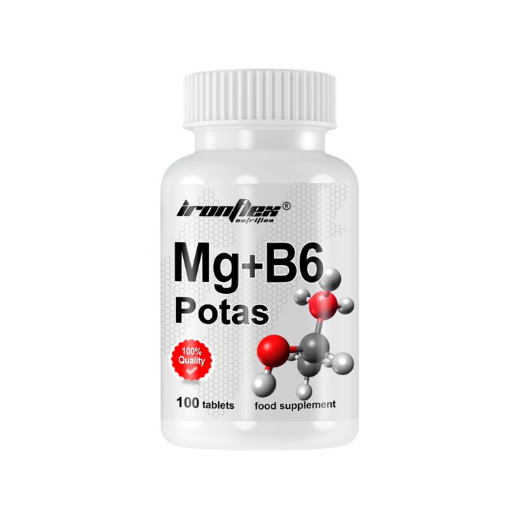 IronFlex Mg + B6 potas 100tabs