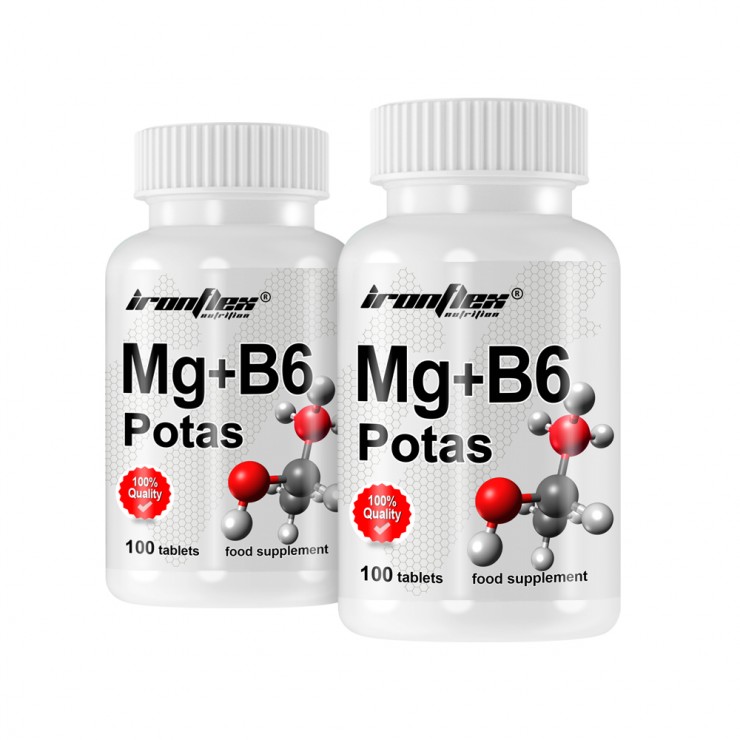 IronFlex Mg + B6 potas 200tabs